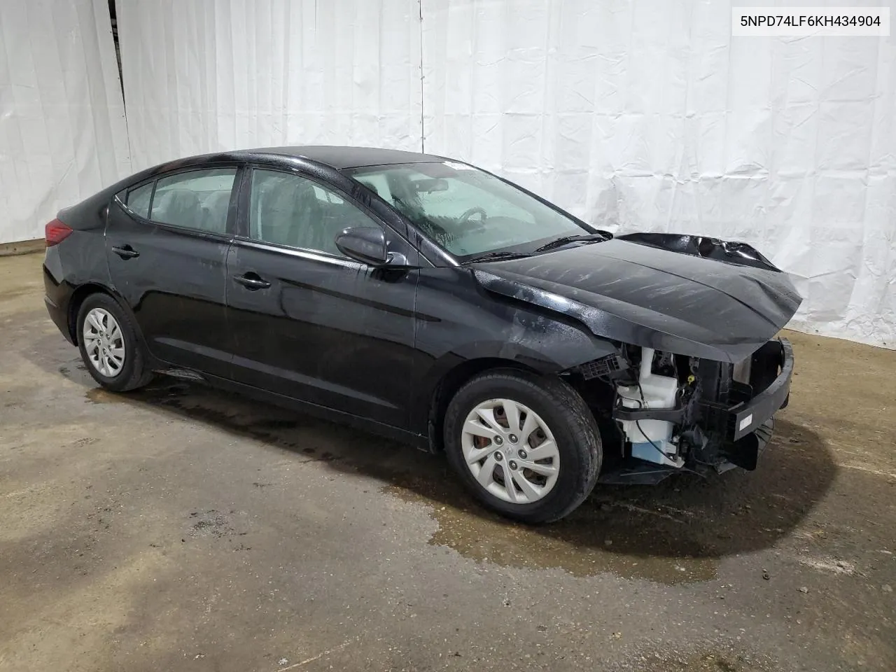 2019 Hyundai Elantra Se VIN: 5NPD74LF6KH434904 Lot: 53393534