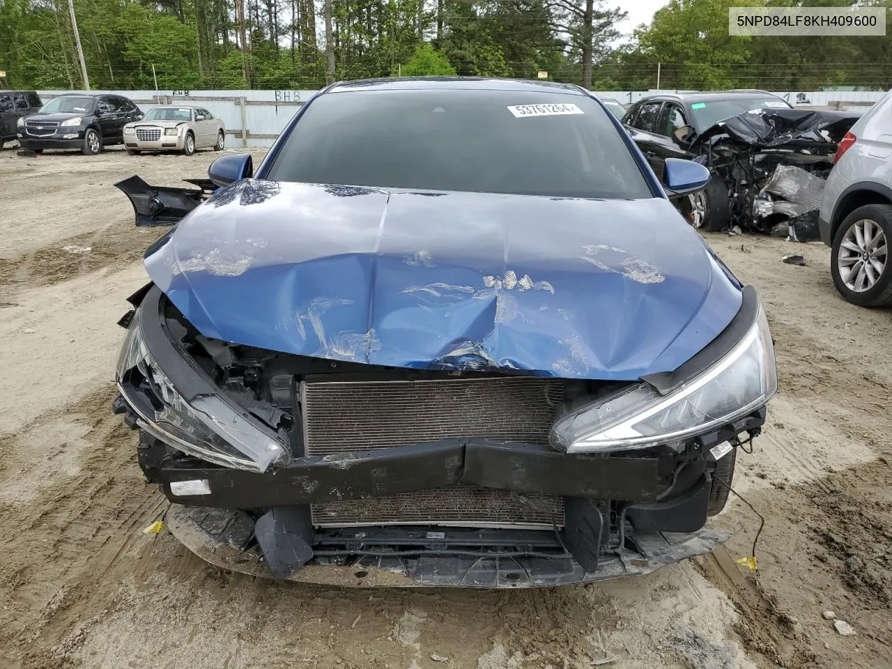 5NPD84LF8KH409600 2019 Hyundai Elantra Sel