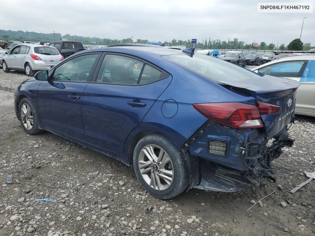 2019 Hyundai Elantra Sel VIN: 5NPD84LF1KH467192 Lot: 54749644