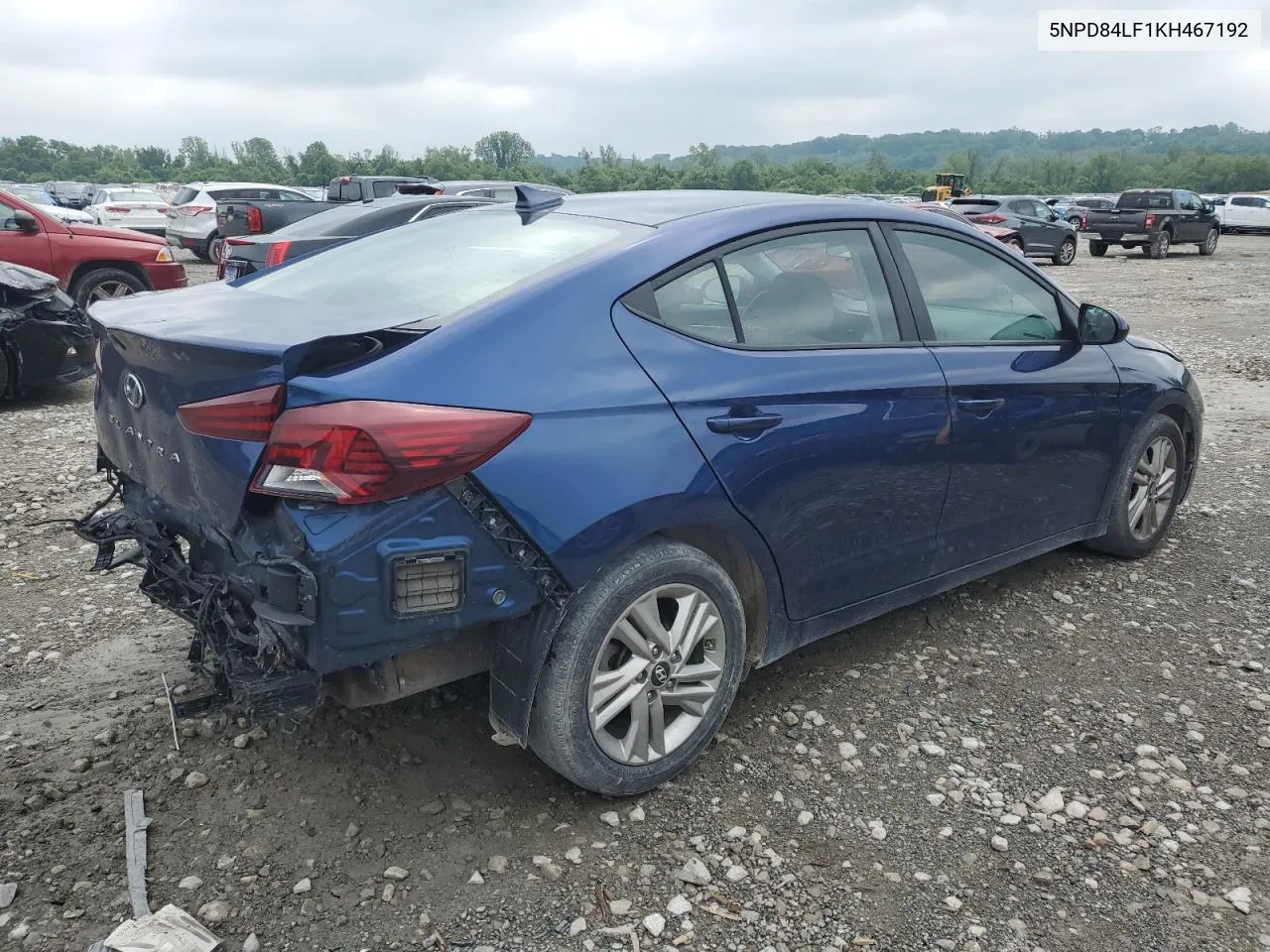 2019 Hyundai Elantra Sel VIN: 5NPD84LF1KH467192 Lot: 54749644