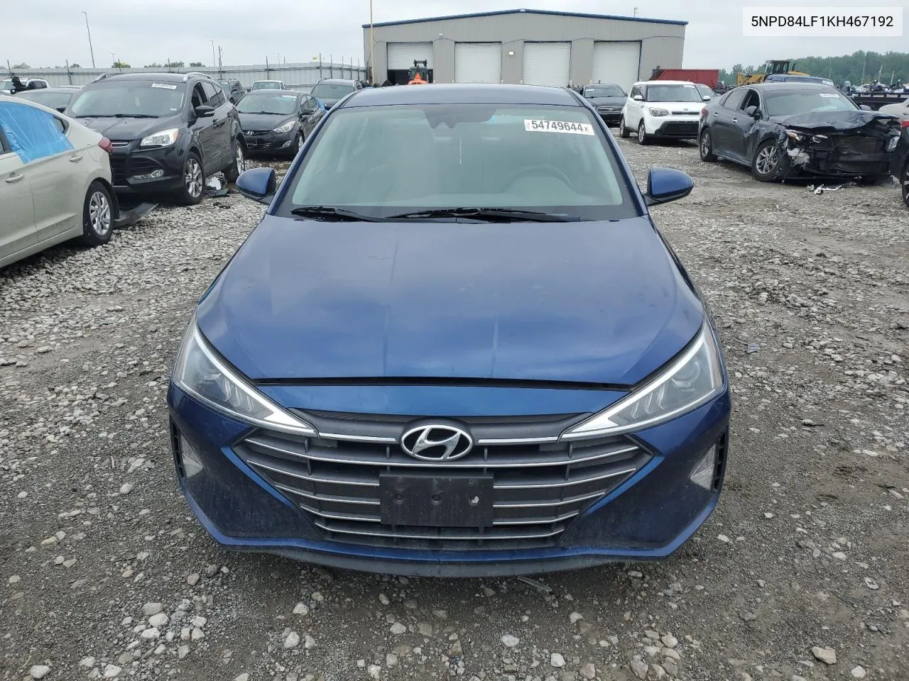 2019 Hyundai Elantra Sel VIN: 5NPD84LF1KH467192 Lot: 54749644