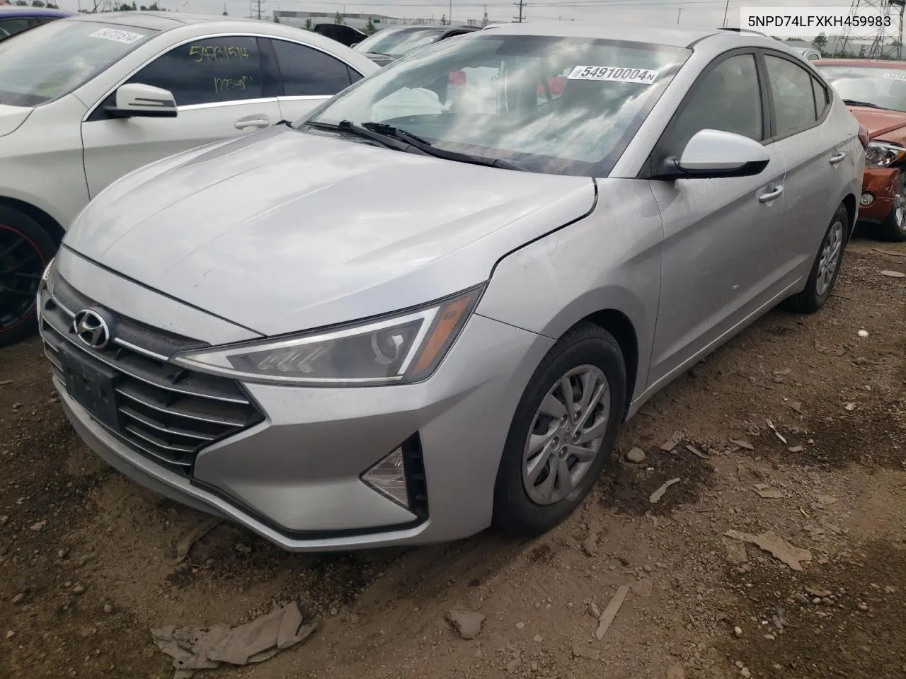 2019 Hyundai Elantra Se VIN: 5NPD74LFXKH459983 Lot: 54910004