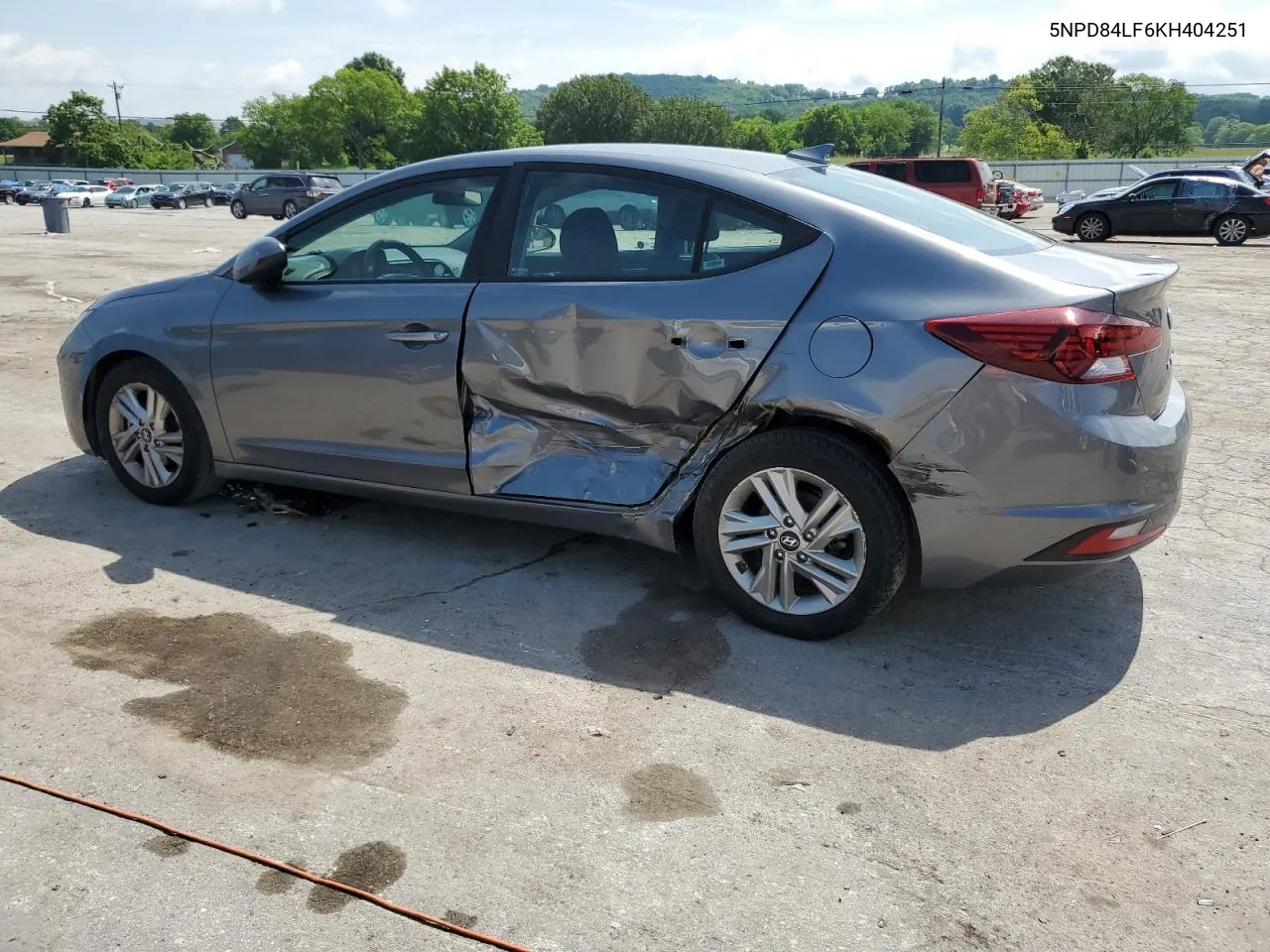 2019 Hyundai Elantra Sel VIN: 5NPD84LF6KH404251 Lot: 55697054