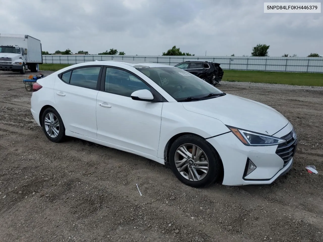 2019 Hyundai Elantra Sel VIN: 5NPD84LF0KH446379 Lot: 57490594