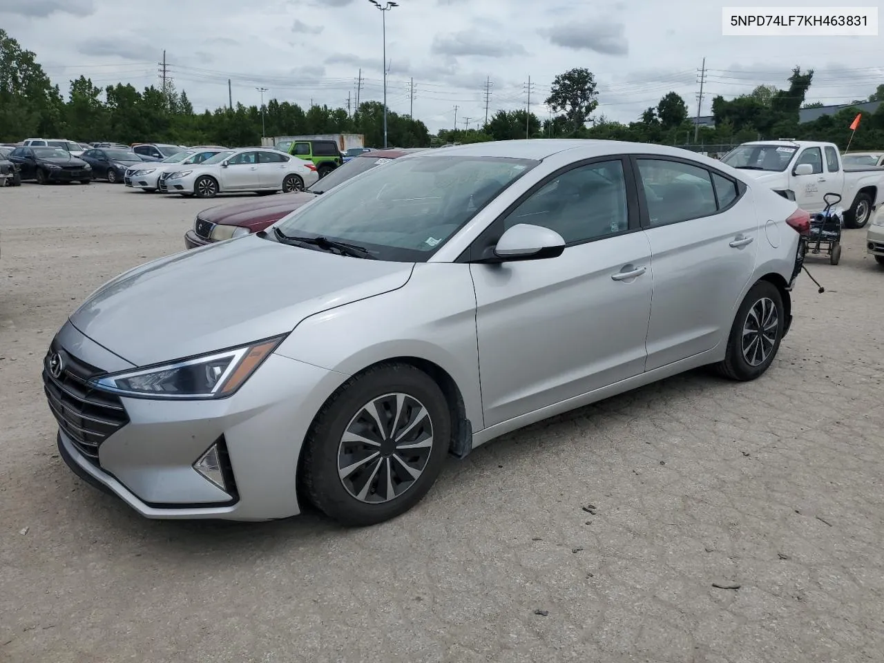 2019 Hyundai Elantra Se VIN: 5NPD74LF7KH463831 Lot: 57616294