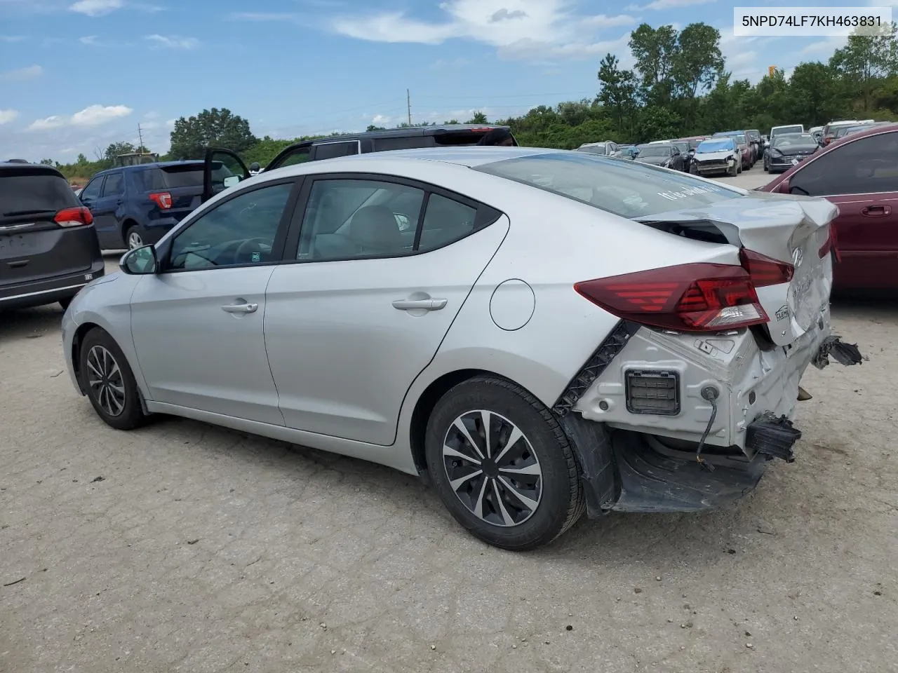 2019 Hyundai Elantra Se VIN: 5NPD74LF7KH463831 Lot: 57616294