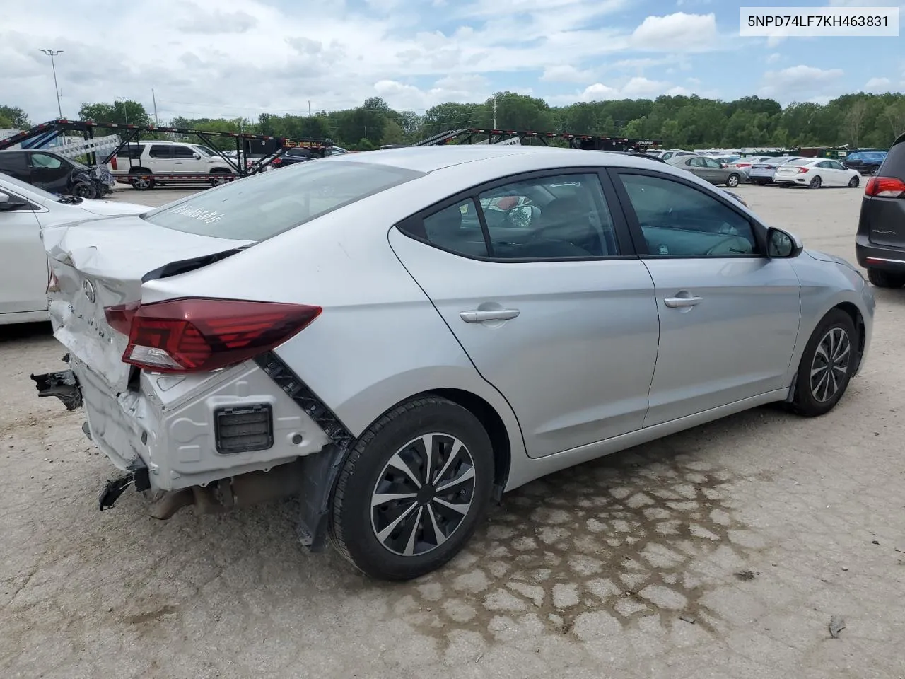 2019 Hyundai Elantra Se VIN: 5NPD74LF7KH463831 Lot: 57616294