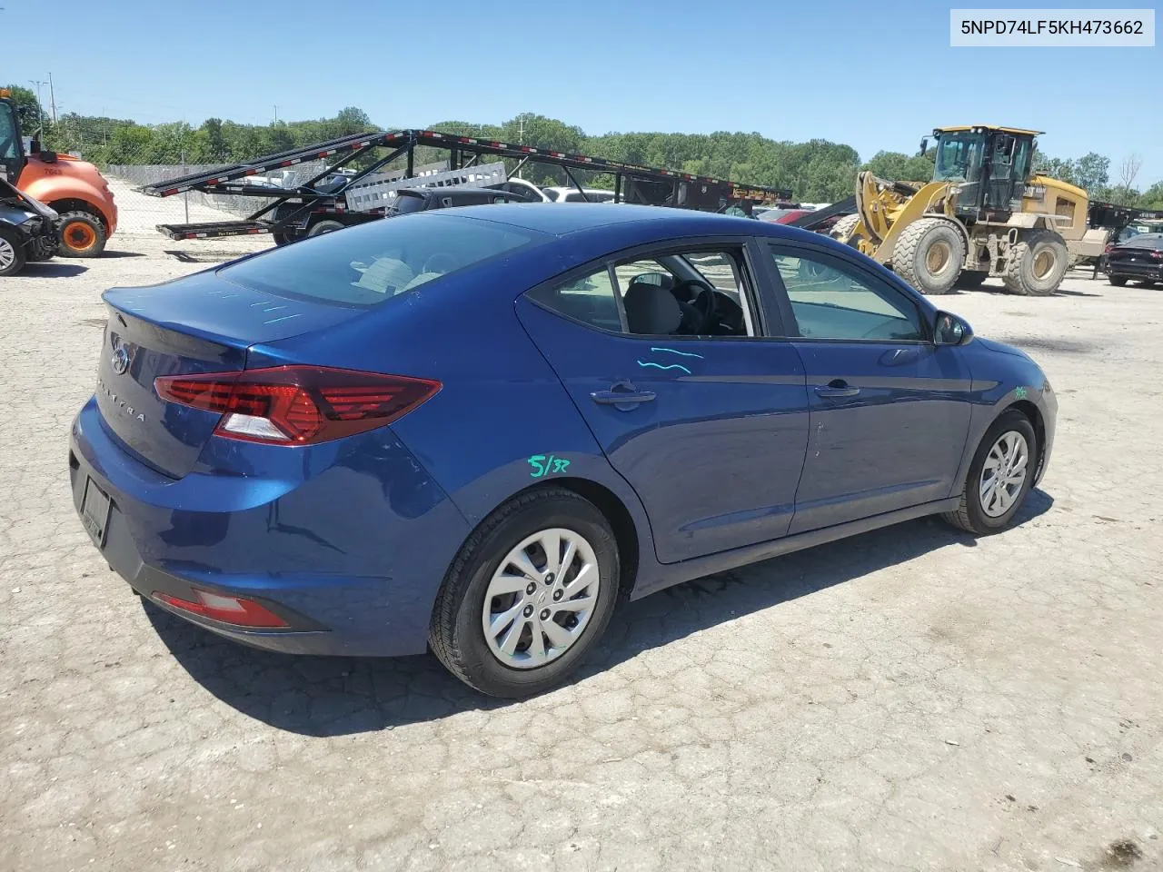 5NPD74LF5KH473662 2019 Hyundai Elantra Se