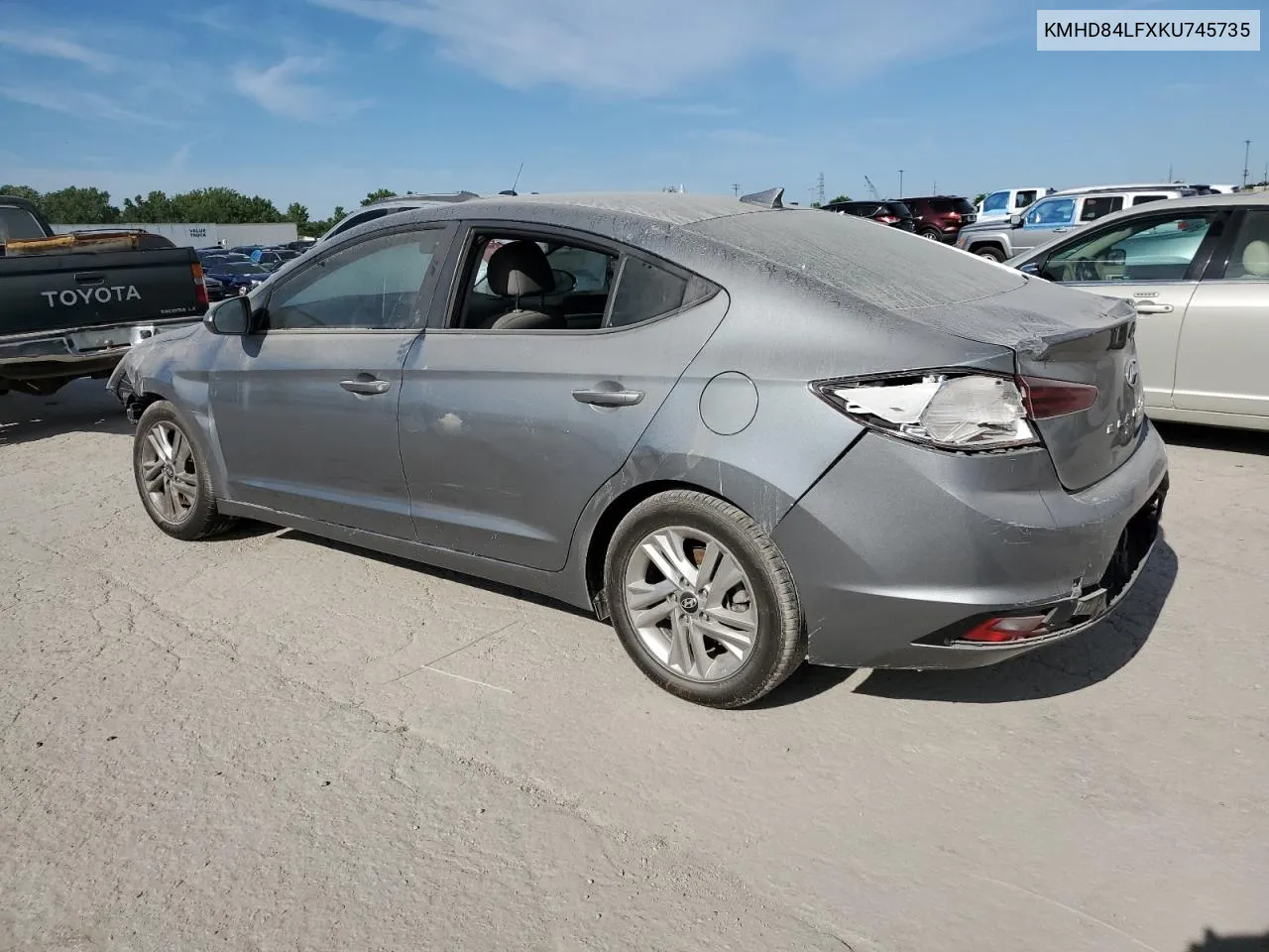 KMHD84LFXKU745735 2019 Hyundai Elantra Sel