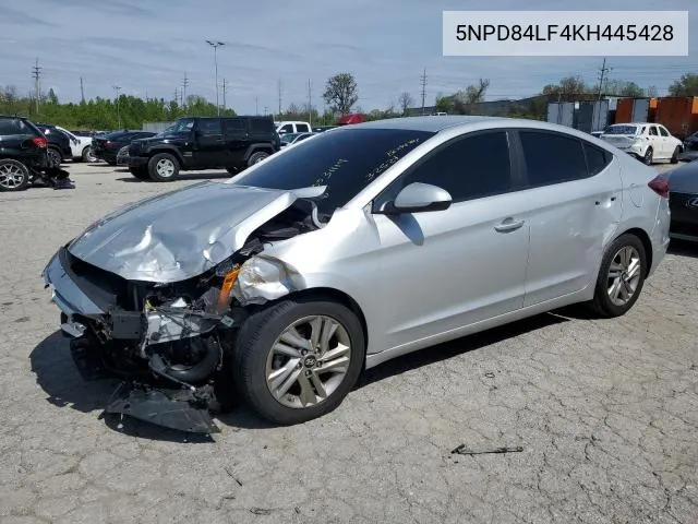 2019 Hyundai Elantra Sel VIN: 5NPD84LF4KH445428 Lot: 58716134