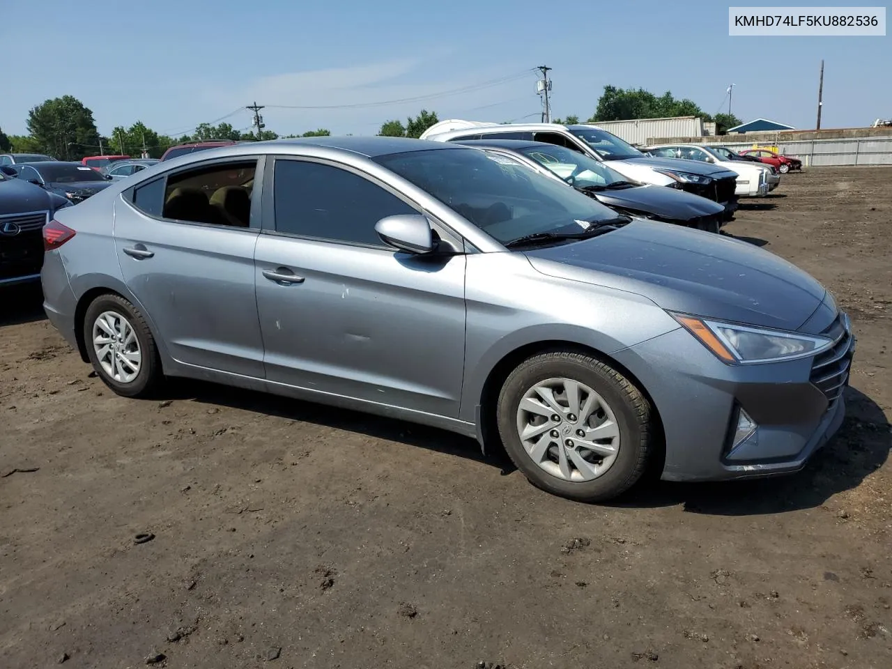 2019 Hyundai Elantra Se VIN: KMHD74LF5KU882536 Lot: 59128754