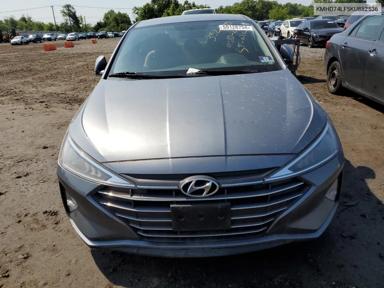 2019 Hyundai Elantra Se VIN: KMHD74LF5KU882536 Lot: 59128754