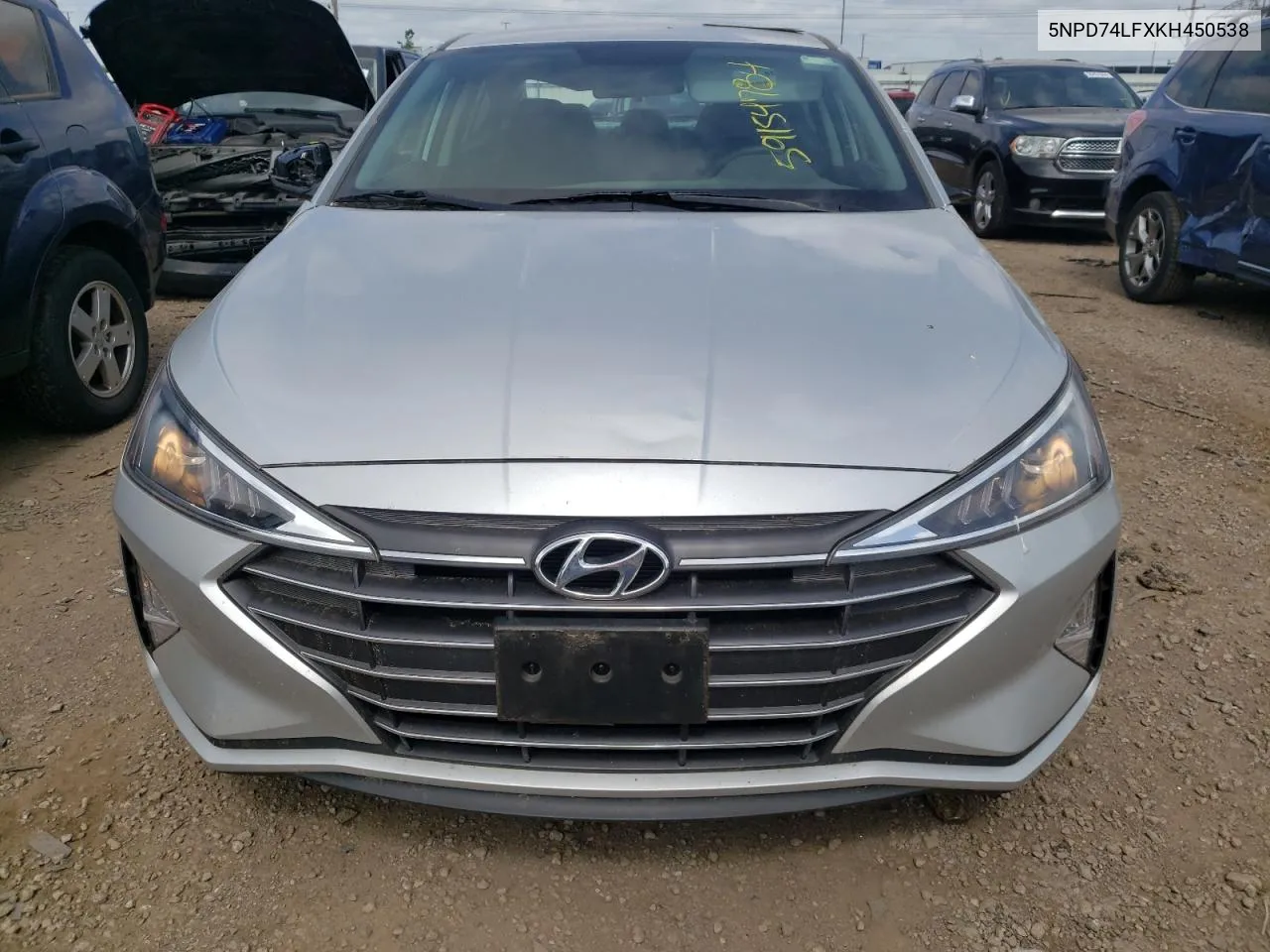 2019 Hyundai Elantra Se VIN: 5NPD74LFXKH450538 Lot: 59154784