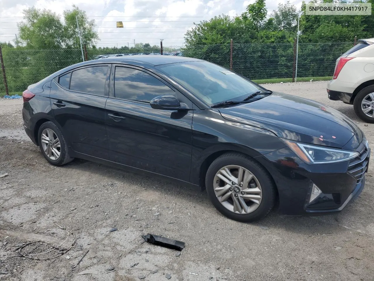 5NPD84LF0KH417917 2019 Hyundai Elantra Sel