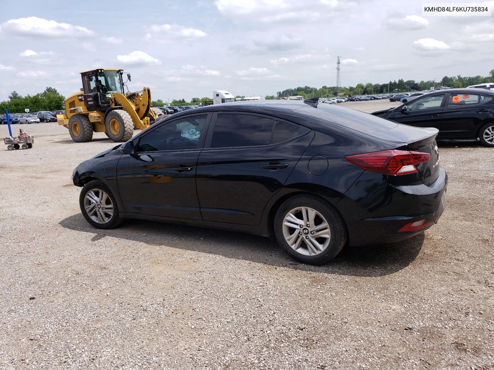 2019 Hyundai Elantra Sel VIN: KMHD84LF6KU735834 Lot: 59812213