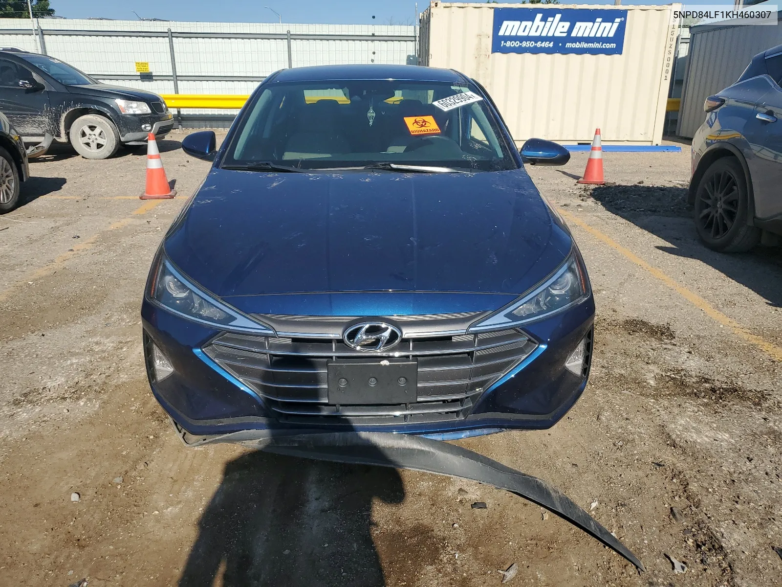 2019 Hyundai Elantra Sel VIN: 5NPD84LF1KH460307 Lot: 60329904