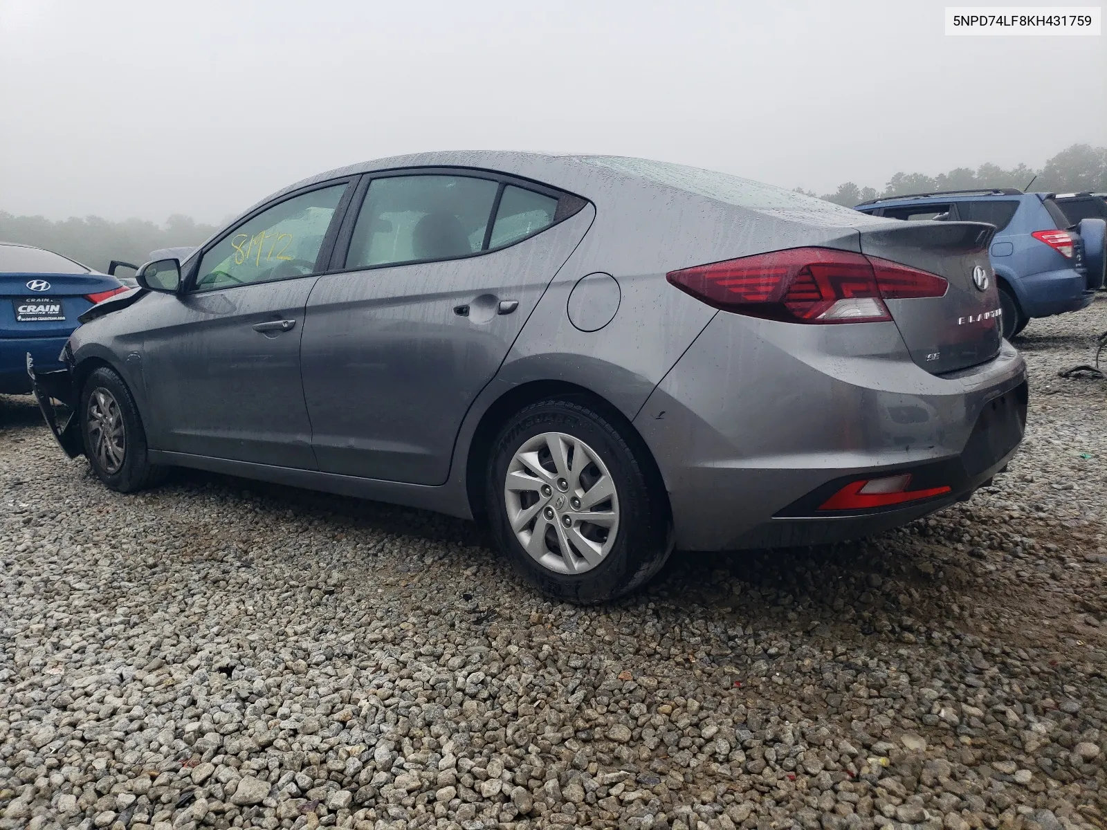 5NPD74LF8KH431759 2019 Hyundai Elantra Se