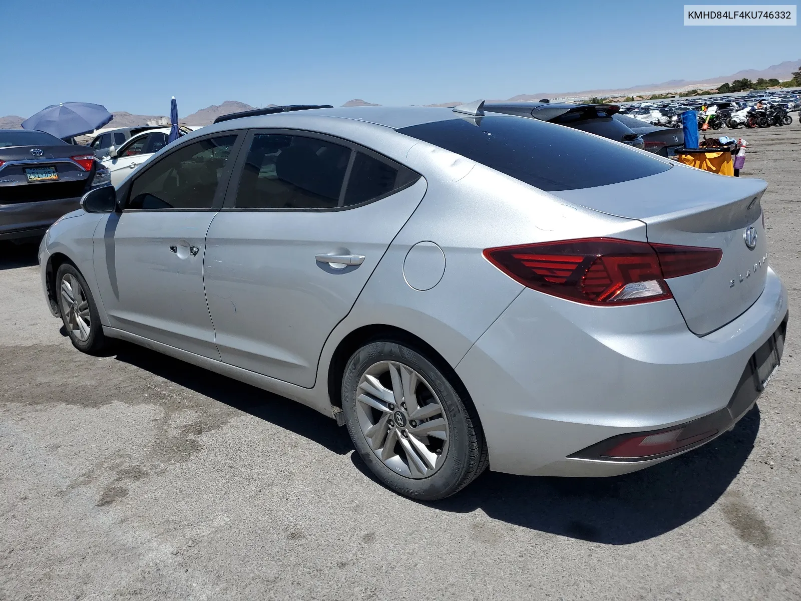 2019 Hyundai Elantra Sel VIN: KMHD84LF4KU746332 Lot: 60660414