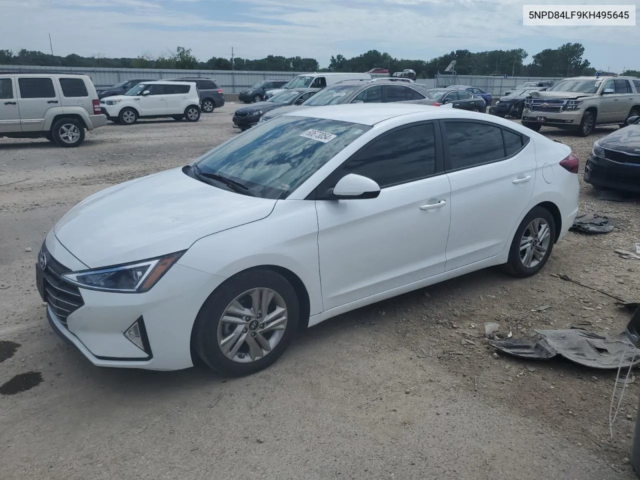 2019 Hyundai Elantra Sel VIN: 5NPD84LF9KH495645 Lot: 60673054