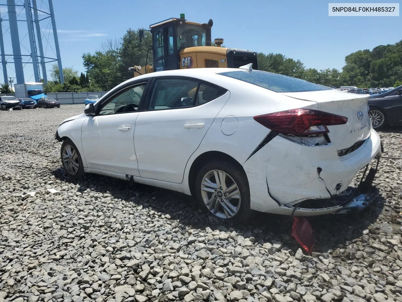 2019 Hyundai Elantra Sel VIN: 5NPD84LF0KH485327 Lot: 60729644