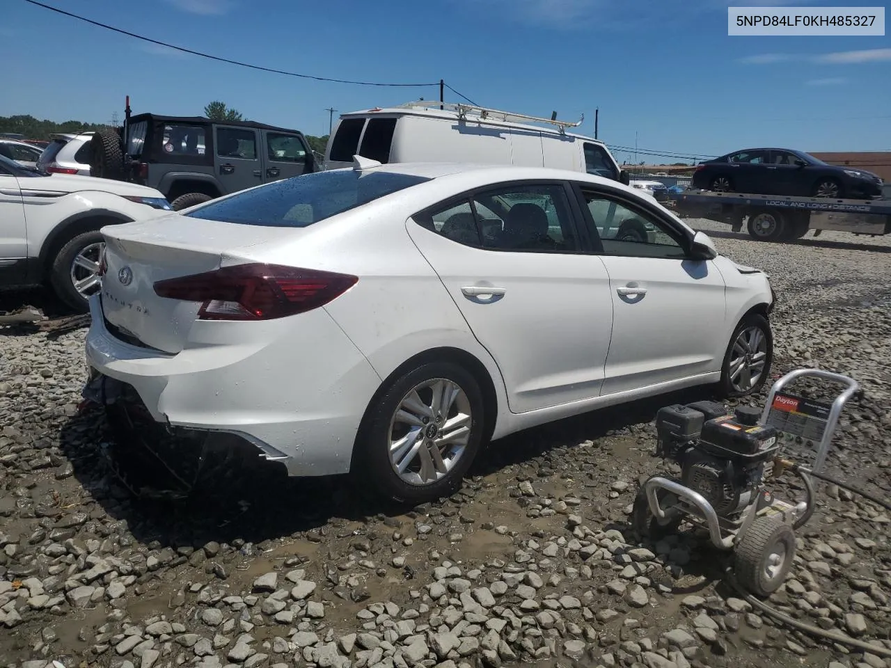 2019 Hyundai Elantra Sel VIN: 5NPD84LF0KH485327 Lot: 60729644