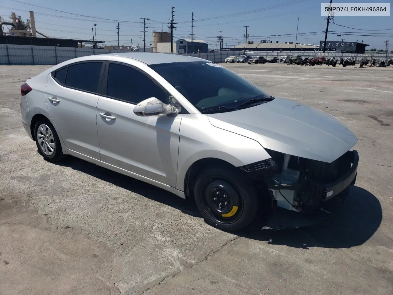 2019 Hyundai Elantra Se VIN: 5NPD74LF0KH496864 Lot: 60924604