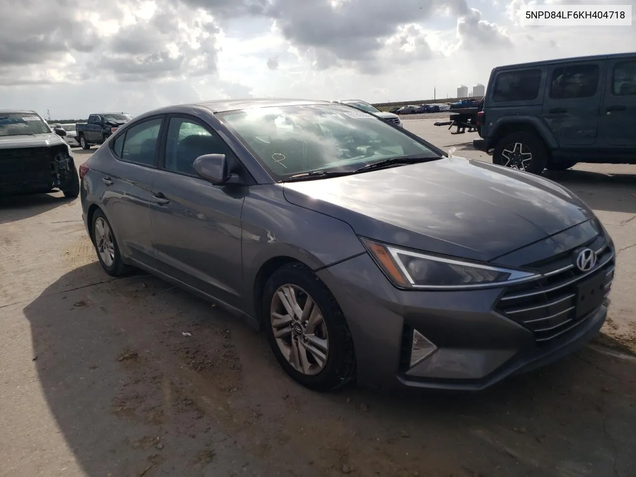 2019 Hyundai Elantra Sel VIN: 5NPD84LF6KH404718 Lot: 61147654