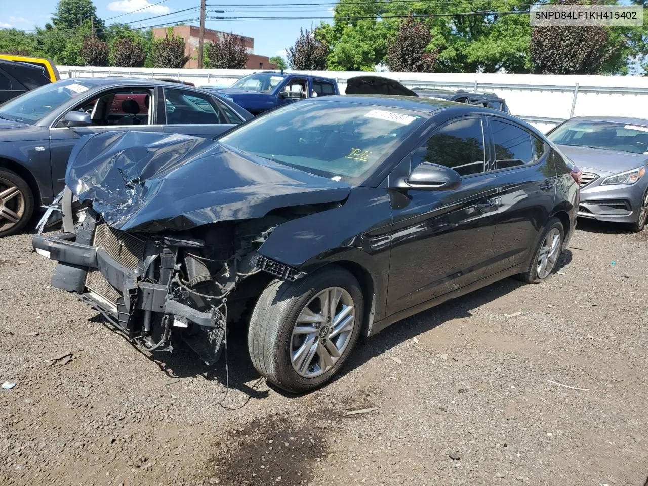 2019 Hyundai Elantra Sel VIN: 5NPD84LF1KH415402 Lot: 61429584