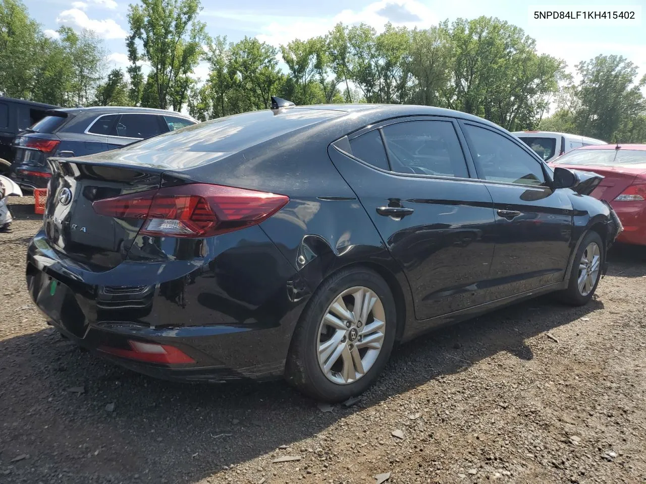 2019 Hyundai Elantra Sel VIN: 5NPD84LF1KH415402 Lot: 61429584