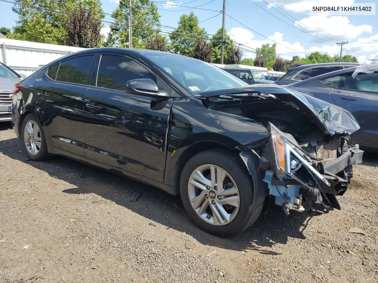 2019 Hyundai Elantra Sel VIN: 5NPD84LF1KH415402 Lot: 61429584