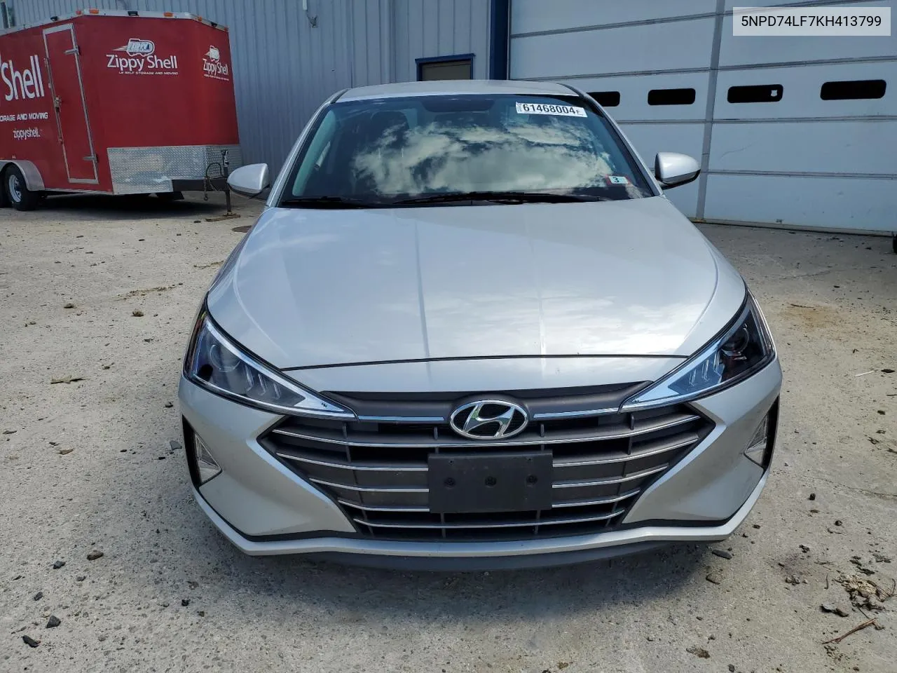 2019 Hyundai Elantra Se VIN: 5NPD74LF7KH413799 Lot: 61468004