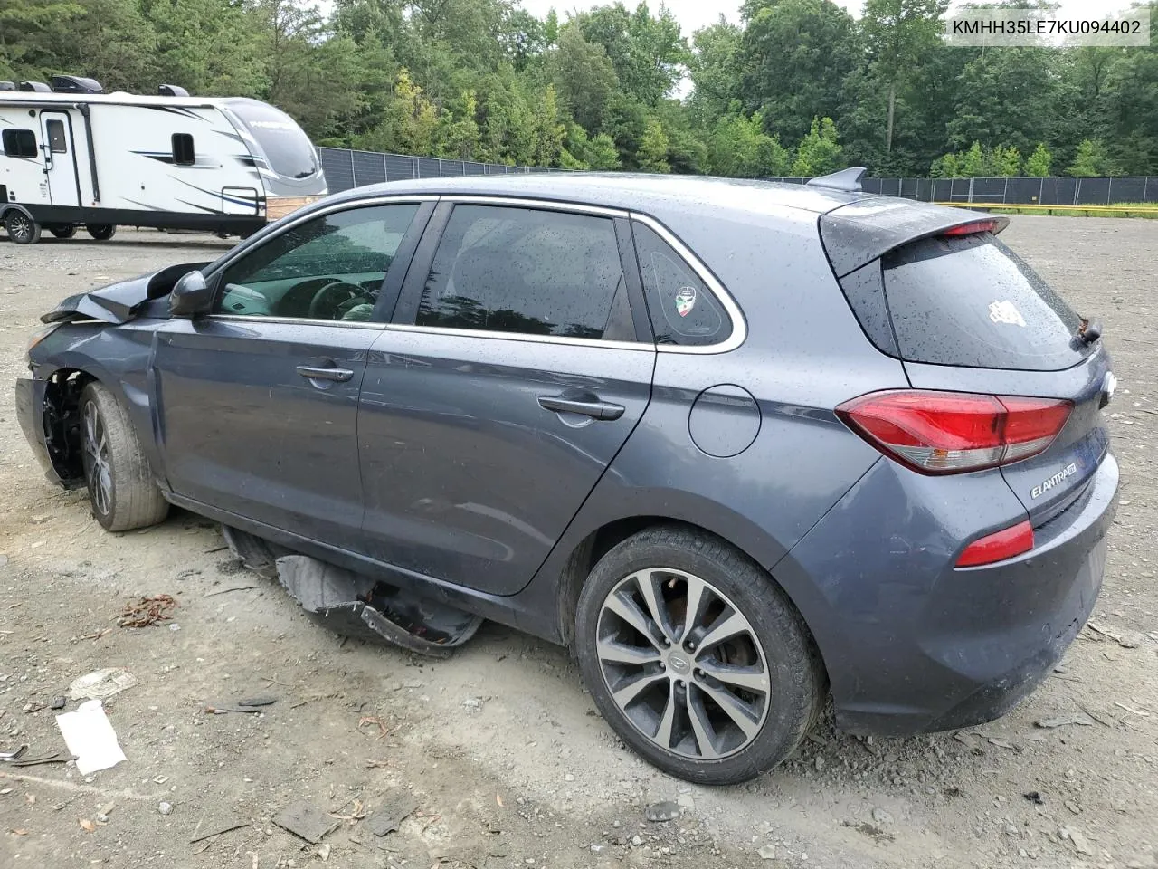 2019 Hyundai Elantra Gt VIN: KMHH35LE7KU094402 Lot: 61629874