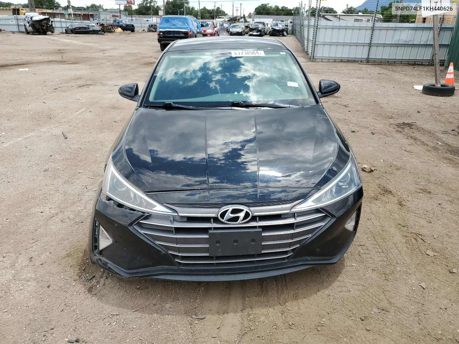 2019 Hyundai Elantra Se VIN: 5NPD74LF1KH440626 Lot: 61738984