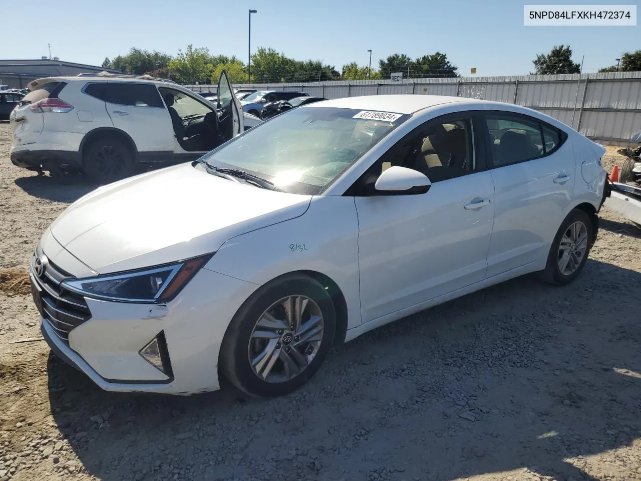 5NPD84LFXKH472374 2019 Hyundai Elantra Sel