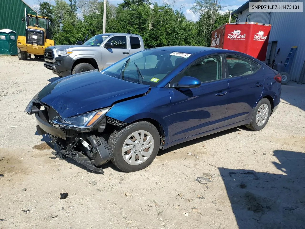 5NPD74LF7KH473131 2019 Hyundai Elantra Se