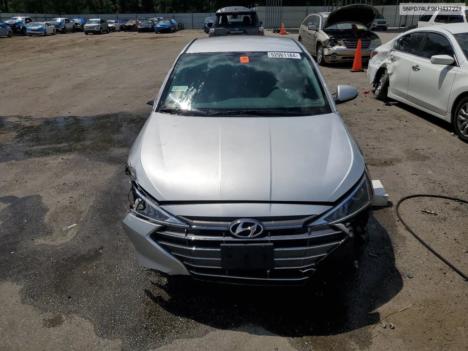 2019 Hyundai Elantra Se VIN: 5NPD74LF9KH437229 Lot: 62061184