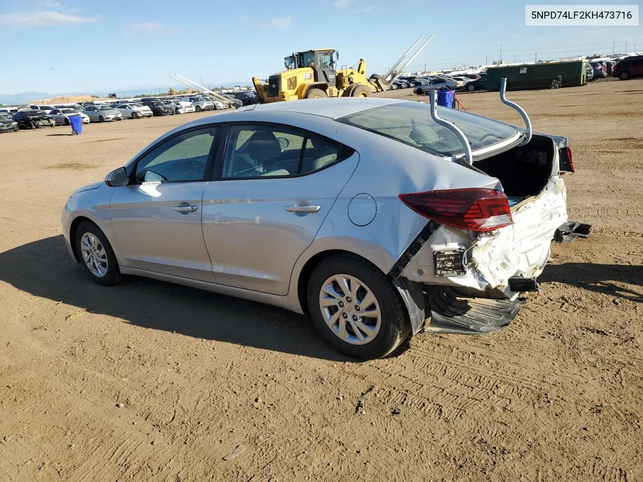 2019 Hyundai Elantra Se VIN: 5NPD74LF2KH473716 Lot: 62069424