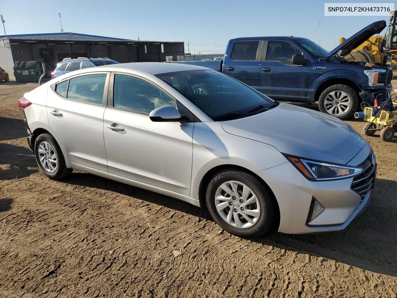 2019 Hyundai Elantra Se VIN: 5NPD74LF2KH473716 Lot: 62069424