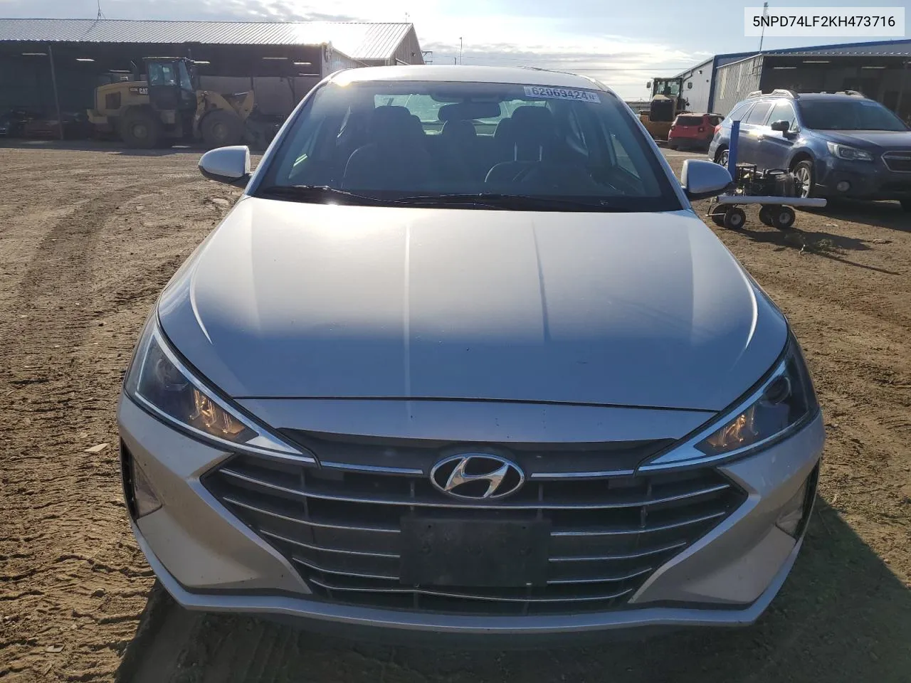 2019 Hyundai Elantra Se VIN: 5NPD74LF2KH473716 Lot: 62069424