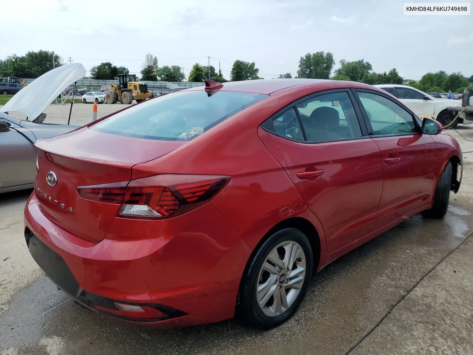 KMHD84LF6KU749698 2019 Hyundai Elantra Sel