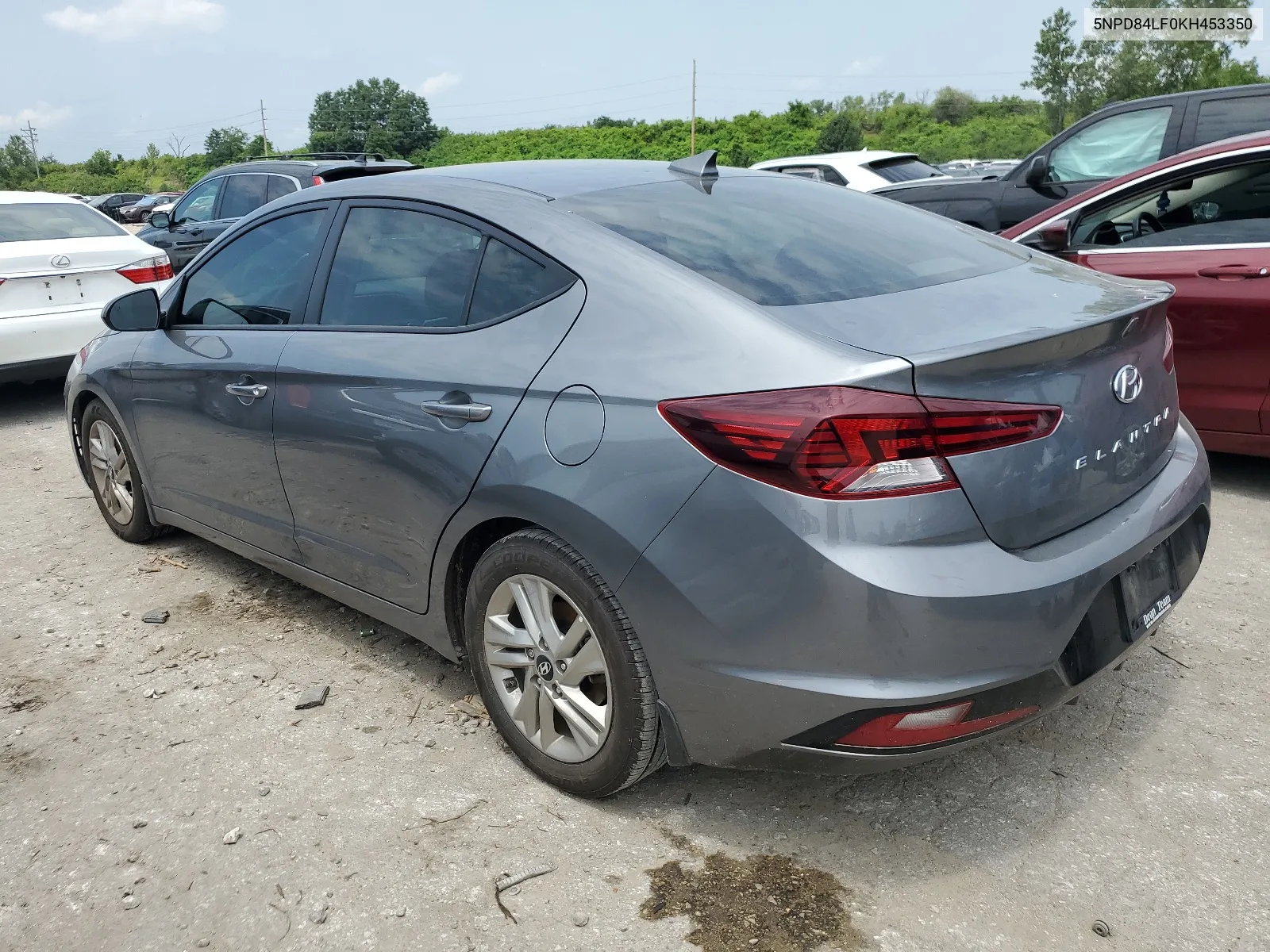 2019 Hyundai Elantra Sel VIN: 5NPD84LF0KH453350 Lot: 62234914