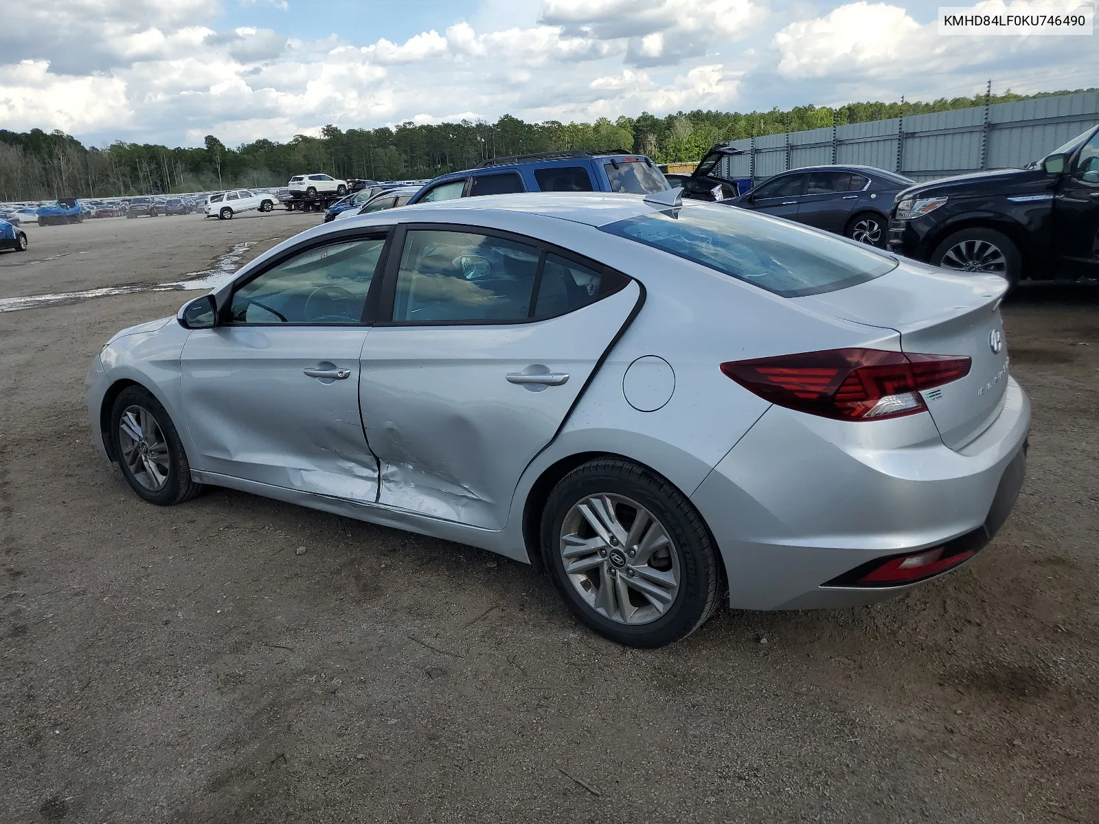 2019 Hyundai Elantra Sel VIN: KMHD84LF0KU746490 Lot: 62412124