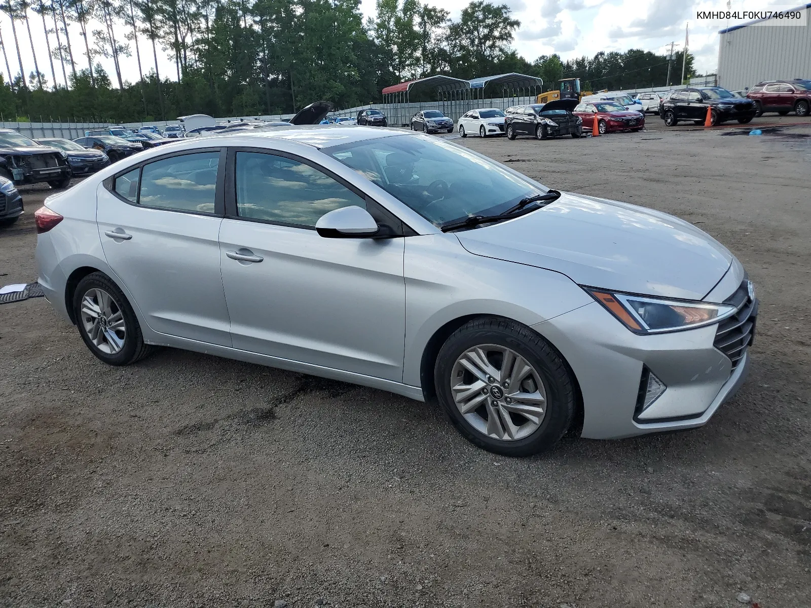 2019 Hyundai Elantra Sel VIN: KMHD84LF0KU746490 Lot: 62412124