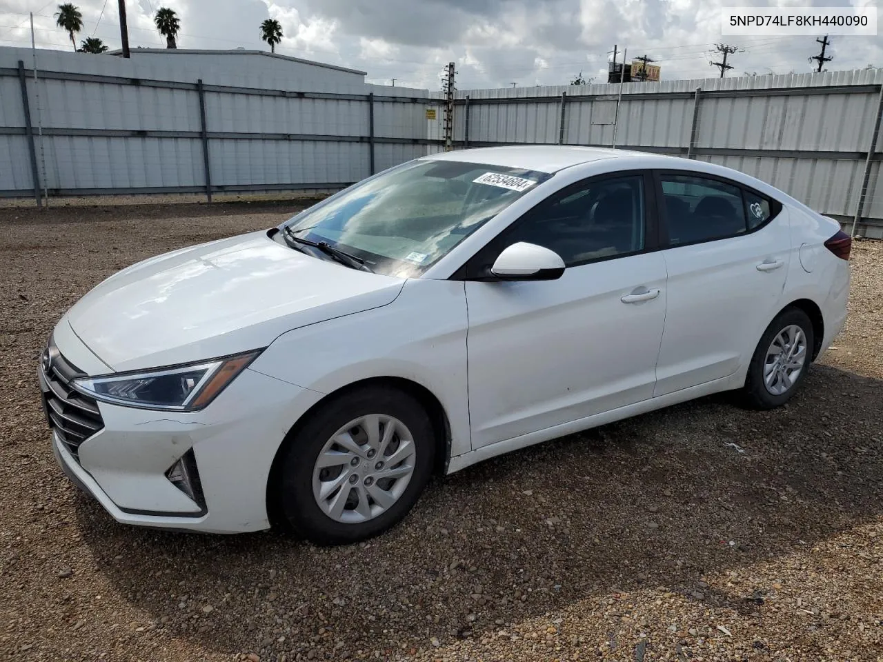 2019 Hyundai Elantra Se VIN: 5NPD74LF8KH440090 Lot: 62534604