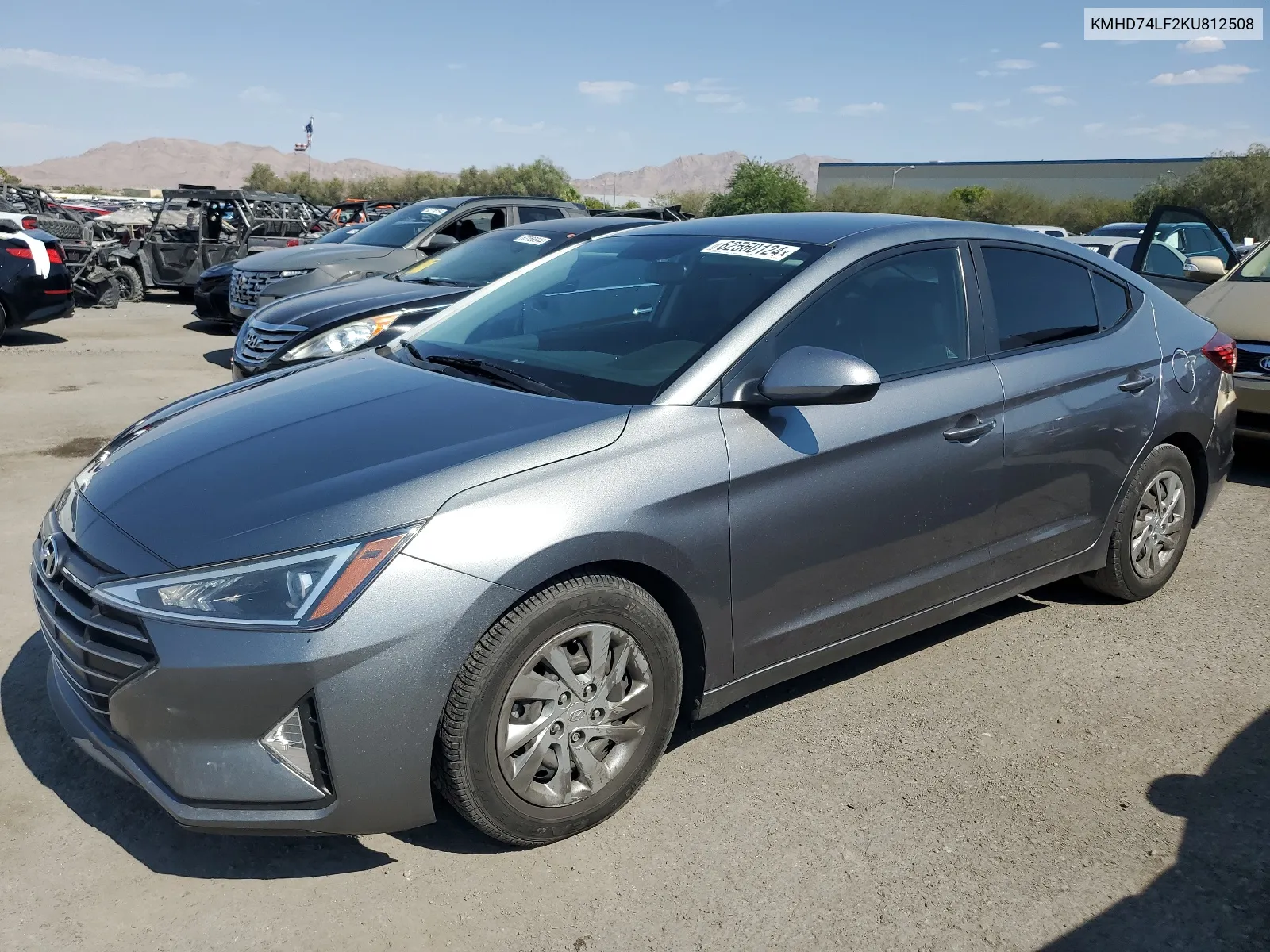 2019 Hyundai Elantra Se VIN: KMHD74LF2KU812508 Lot: 62560124