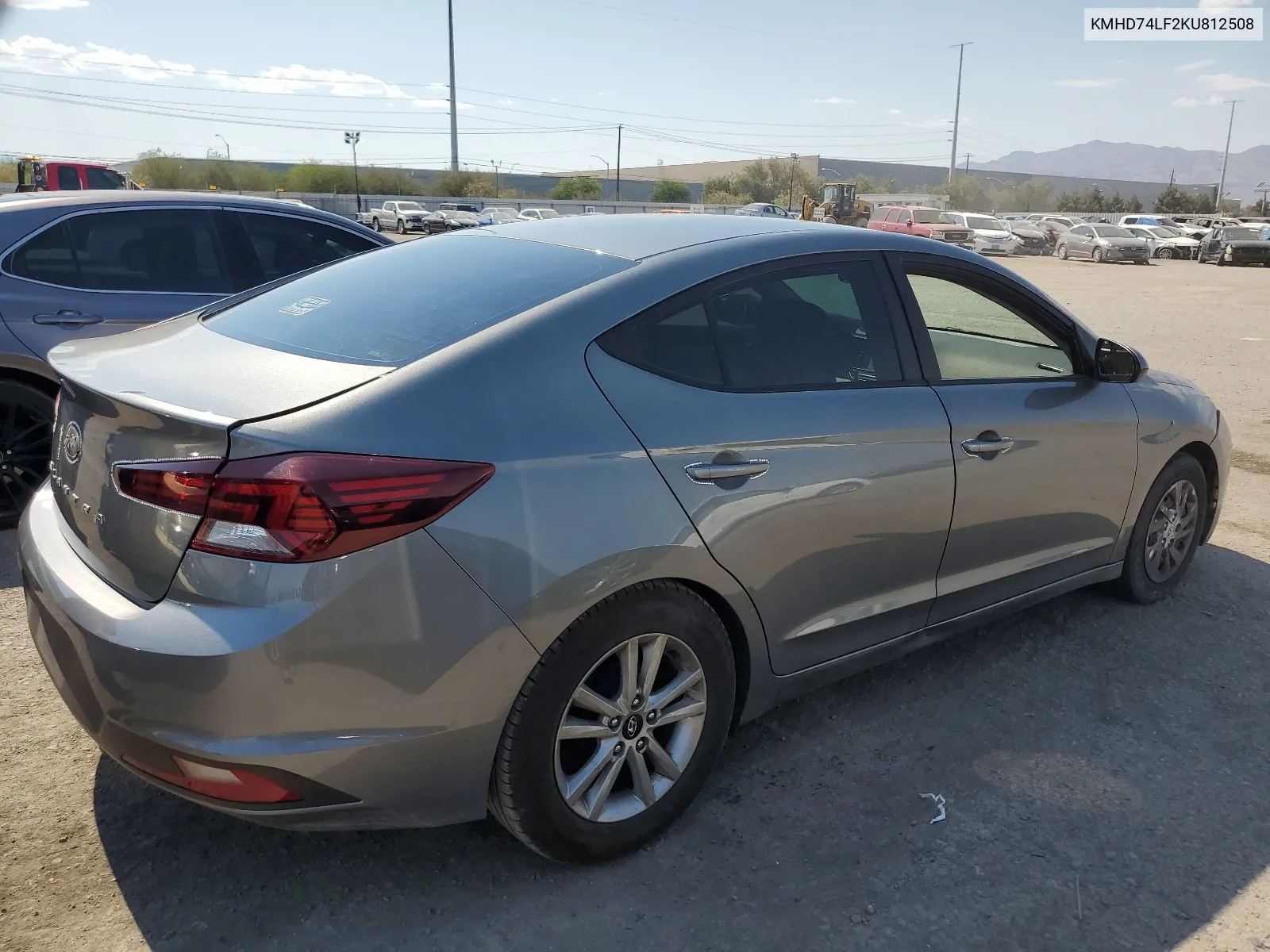 2019 Hyundai Elantra Se VIN: KMHD74LF2KU812508 Lot: 62560124