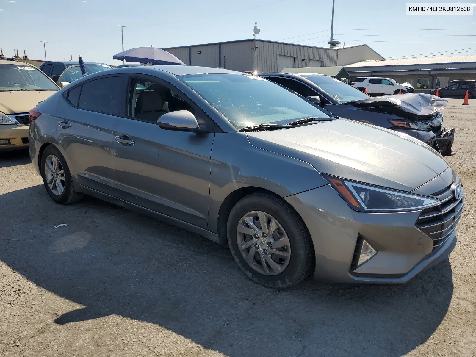 2019 Hyundai Elantra Se VIN: KMHD74LF2KU812508 Lot: 62560124