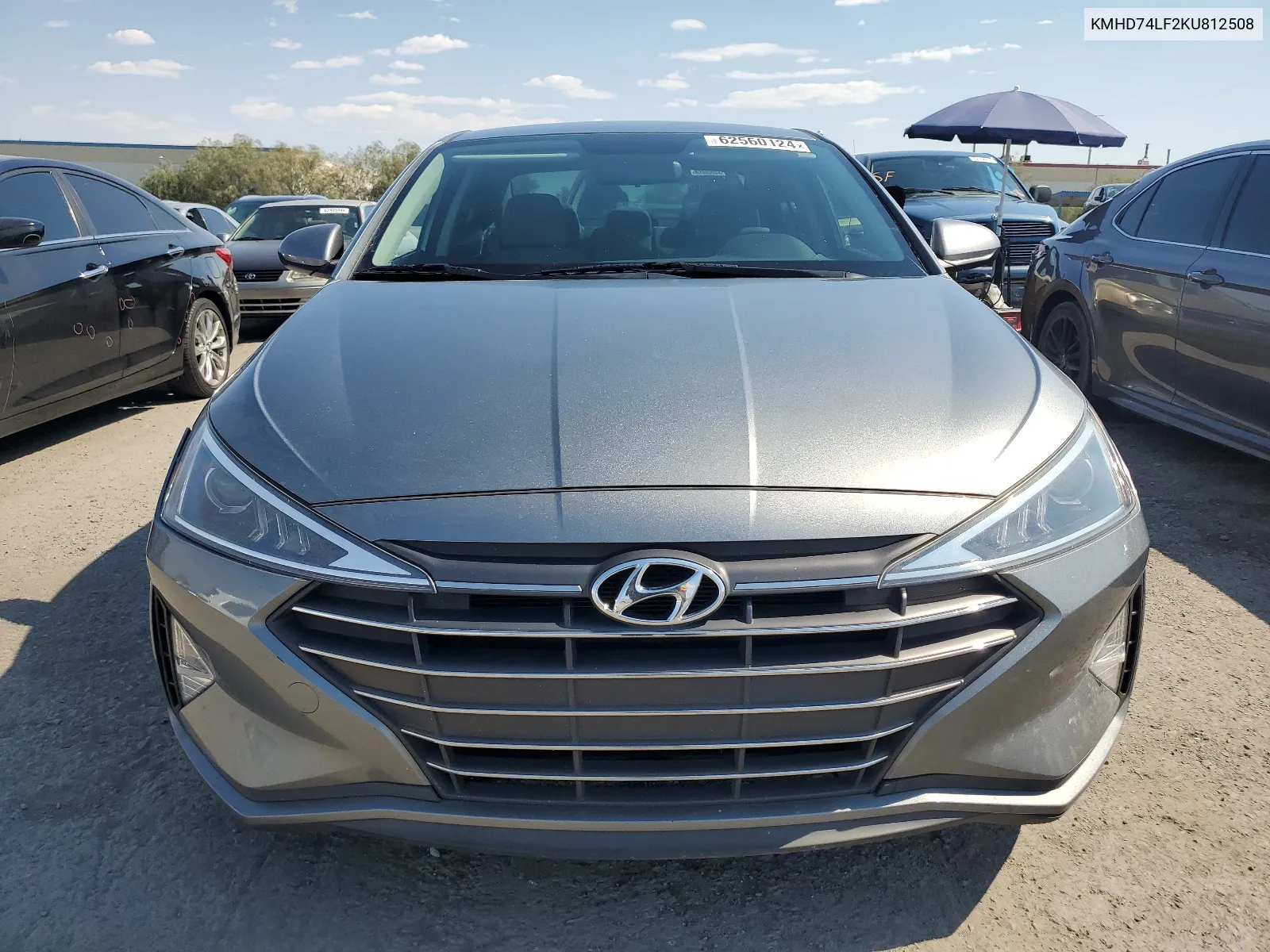 2019 Hyundai Elantra Se VIN: KMHD74LF2KU812508 Lot: 62560124