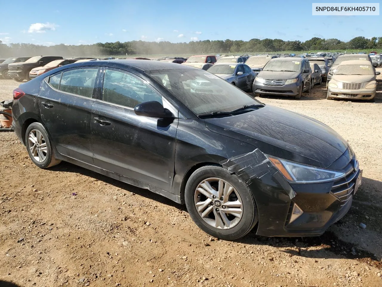 2019 Hyundai Elantra Sel VIN: 5NPD84LF6KH405710 Lot: 62921804