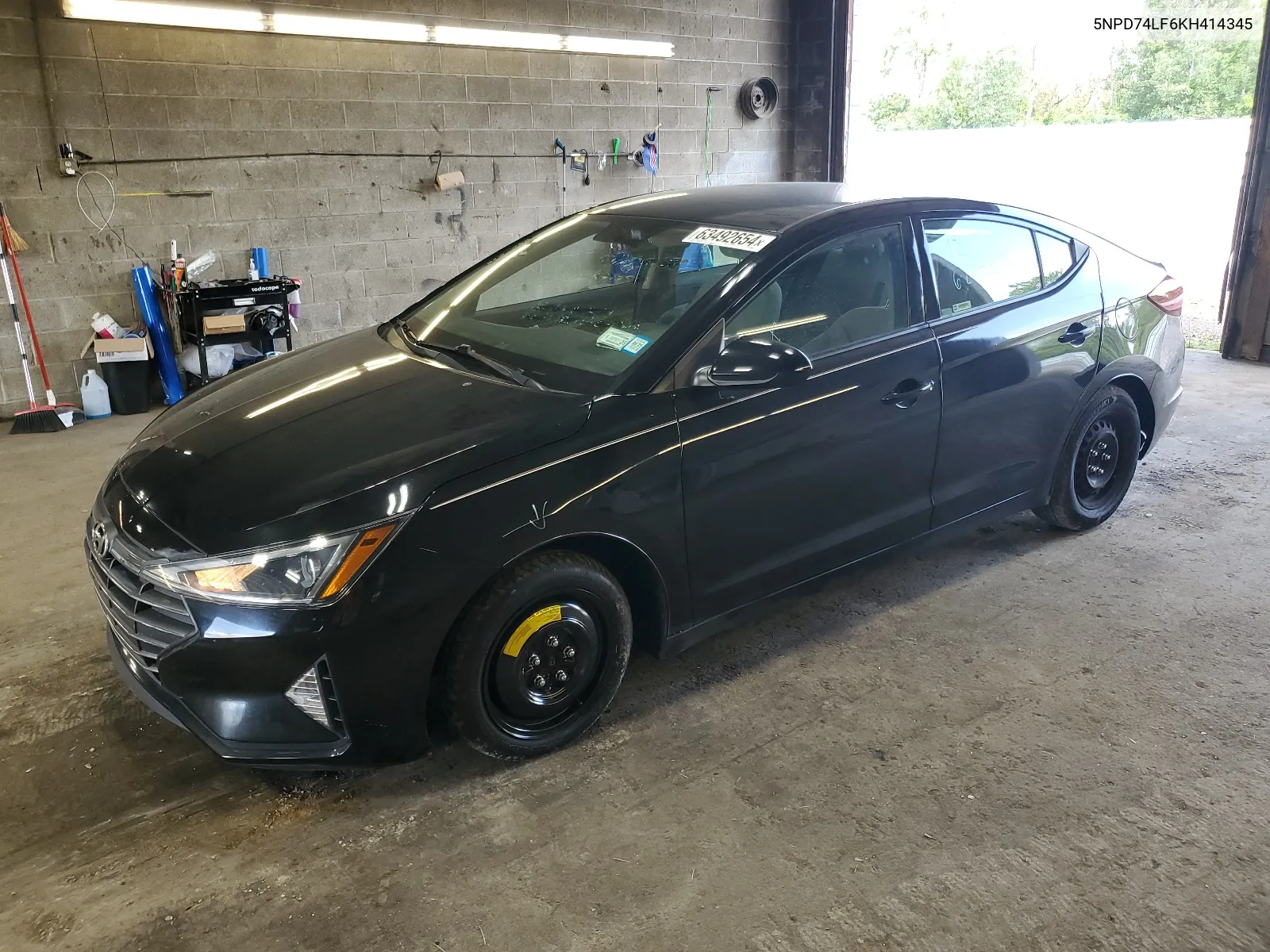 2019 Hyundai Elantra Se VIN: 5NPD74LF6KH414345 Lot: 63492654